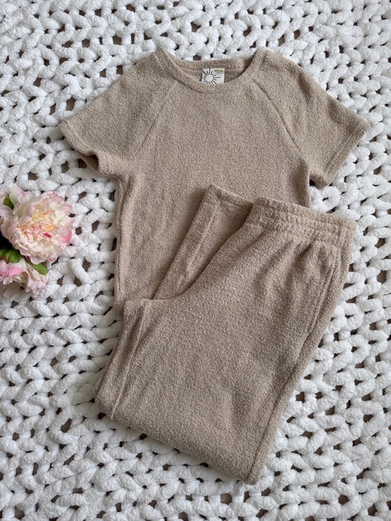 aerie Pants - Aerie Offline 2 Piece Lounge Set Tan Size L NWOT